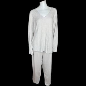Barefoot Dreams Tall CozyChic Lite Pullover &‎ Straight Leg Pant Sand Dune 1XT